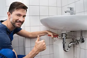 Blocked sink and wash basin cleaning service preview